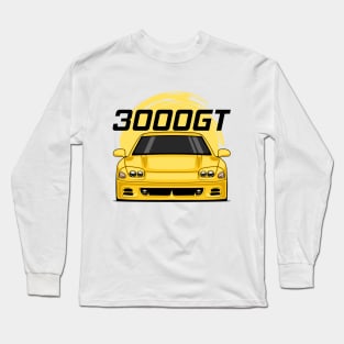 Front Yellow 3000GT 1994 1997 JDM Long Sleeve T-Shirt